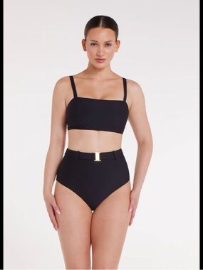 Hermoza Lucia Black Two-Piece Swim Set
